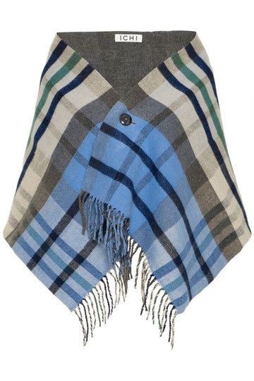 Merle Button Poncho